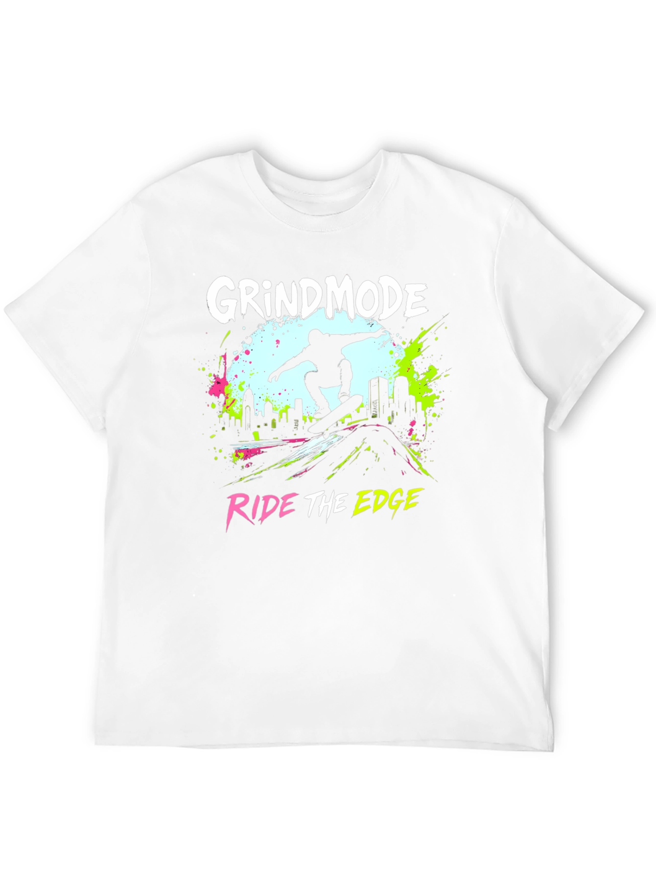 Grind Mode Skateboard T-Shirt - Ride The Edge