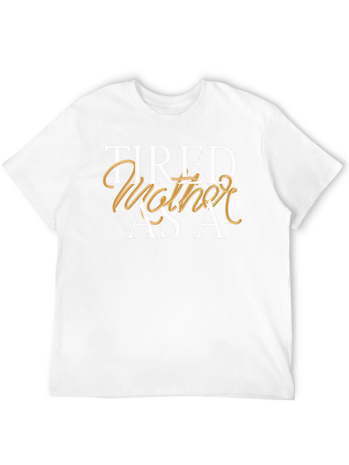 Tired As A Mother Tee - Black