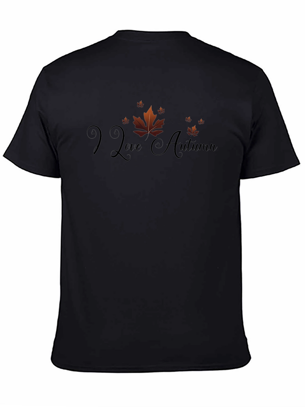 I Love Autumn T-Shirt: Fall Leaves Design