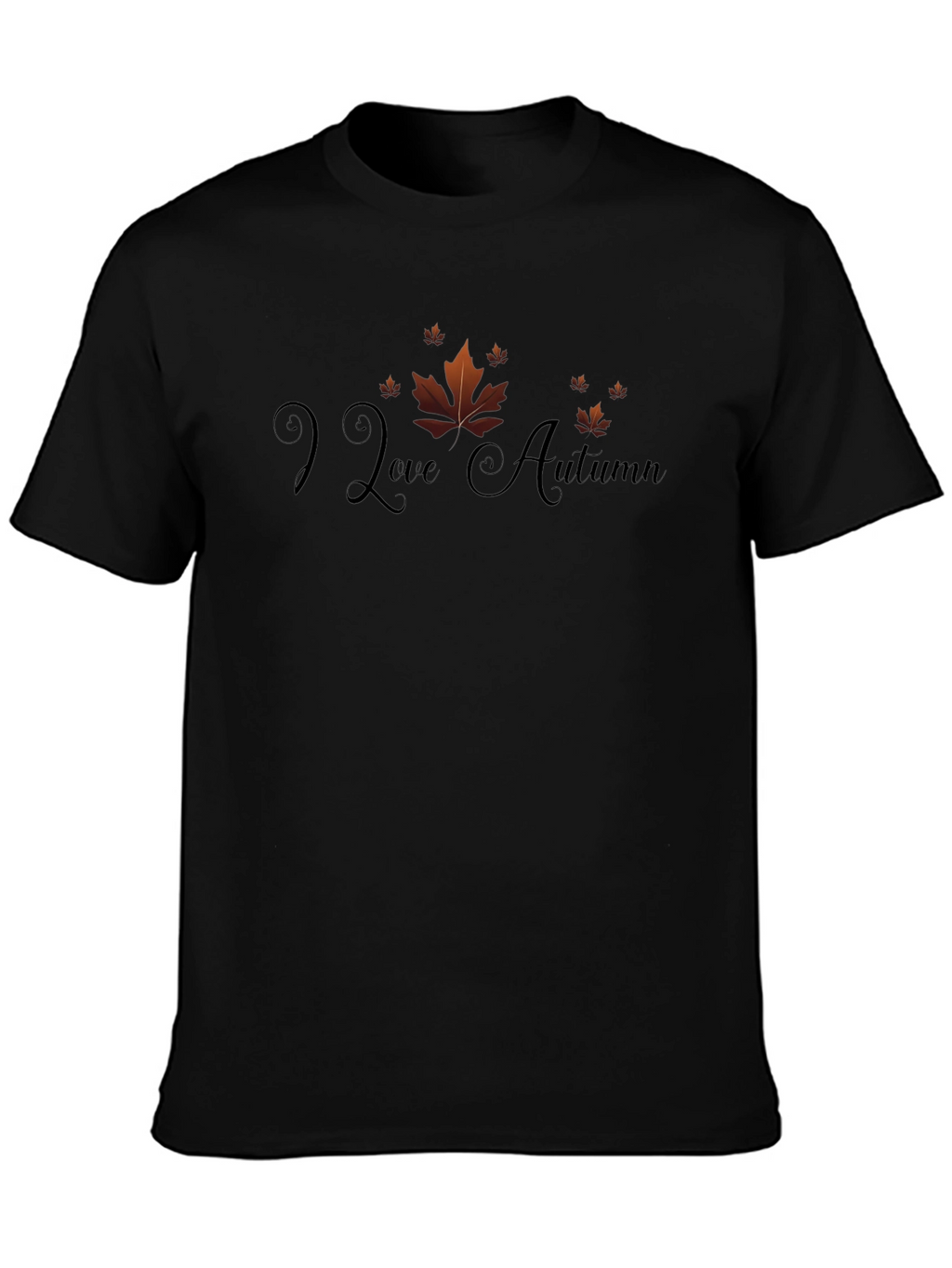 I Love Autumn T-Shirt: Fall Leaves Design