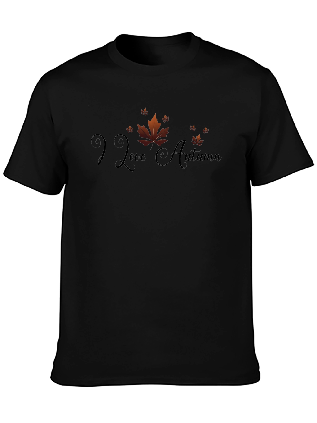 I Love Autumn T-Shirt: Fall Leaves Design