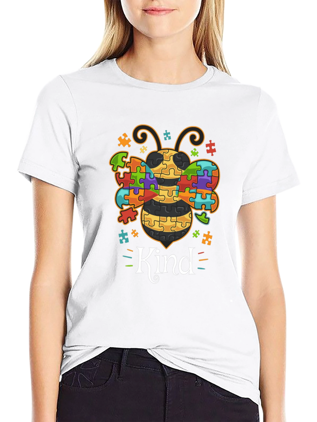 Autism Awareness Bee Kind T-Shirt