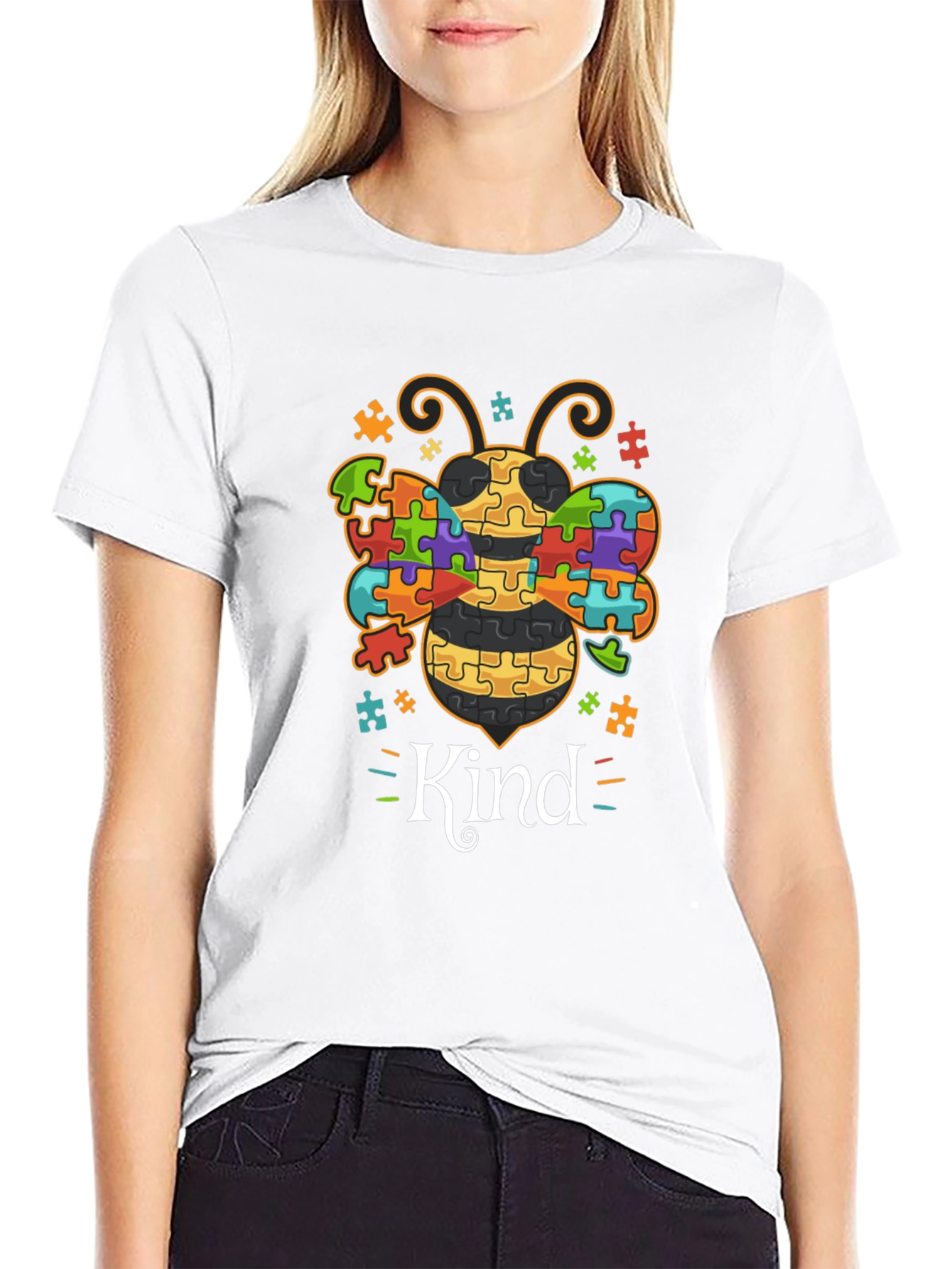 Autism Awareness Bee Kind T-Shirt