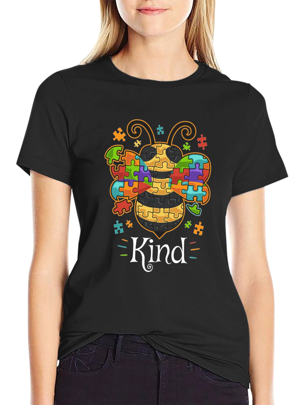 Autism Awareness Bee Kind T-Shirt