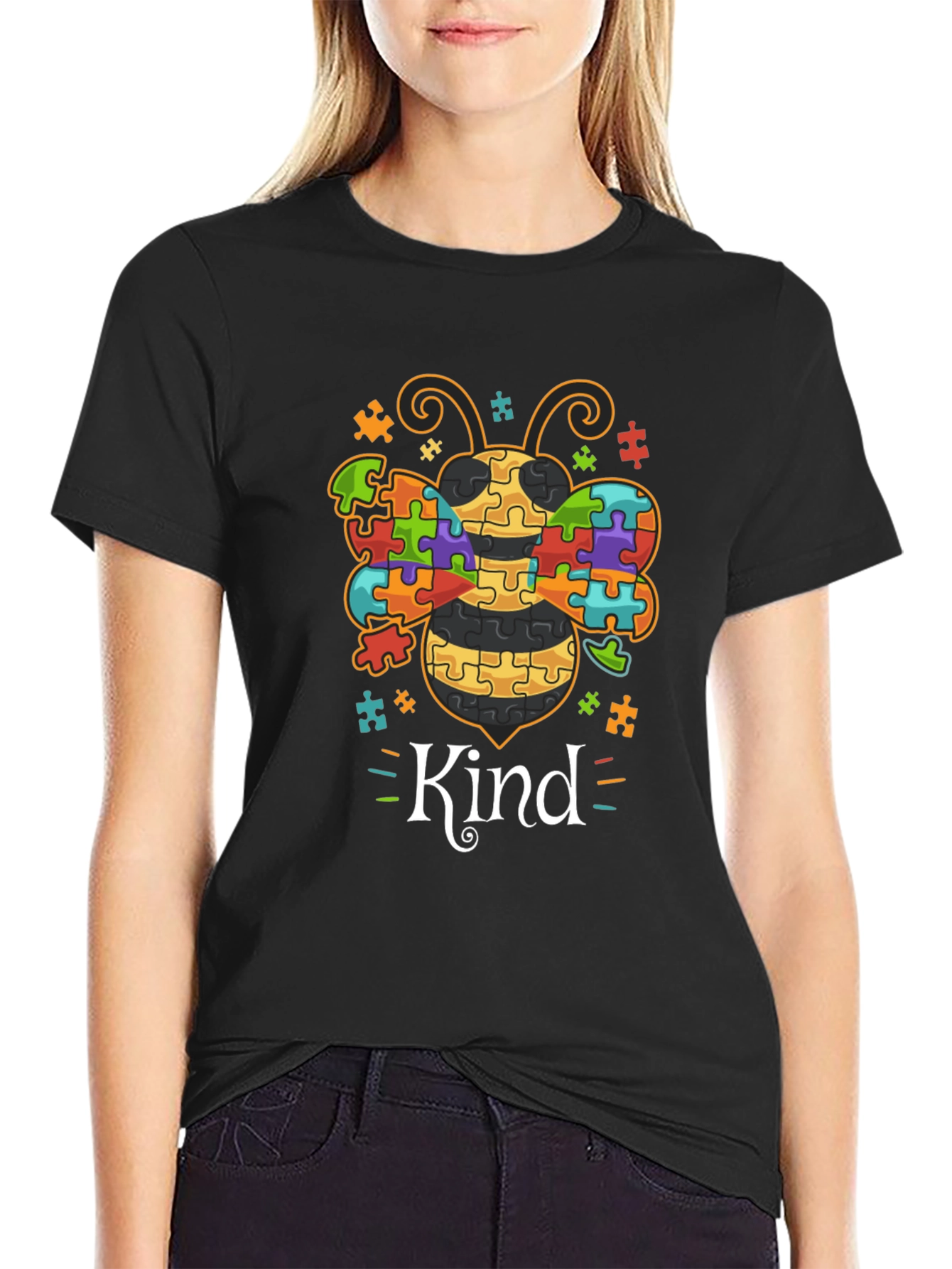 Autism Awareness Bee Kind T-Shirt