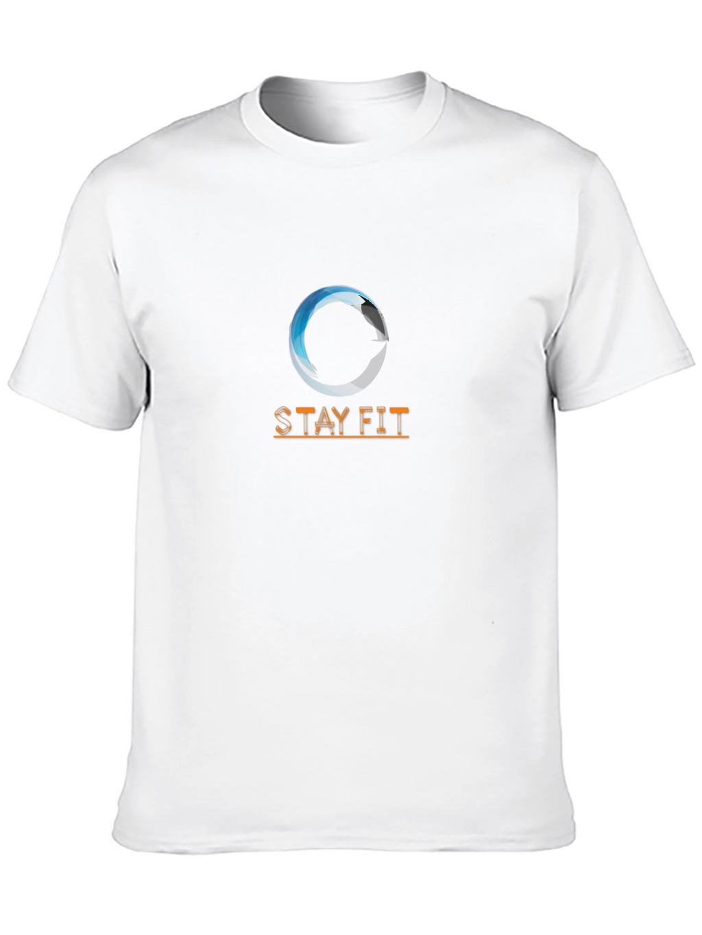 Stay Fit Graphic T-Shirt - Black