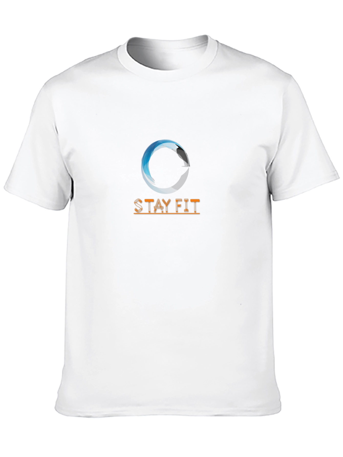 Stay Fit Graphic T-Shirt - Black