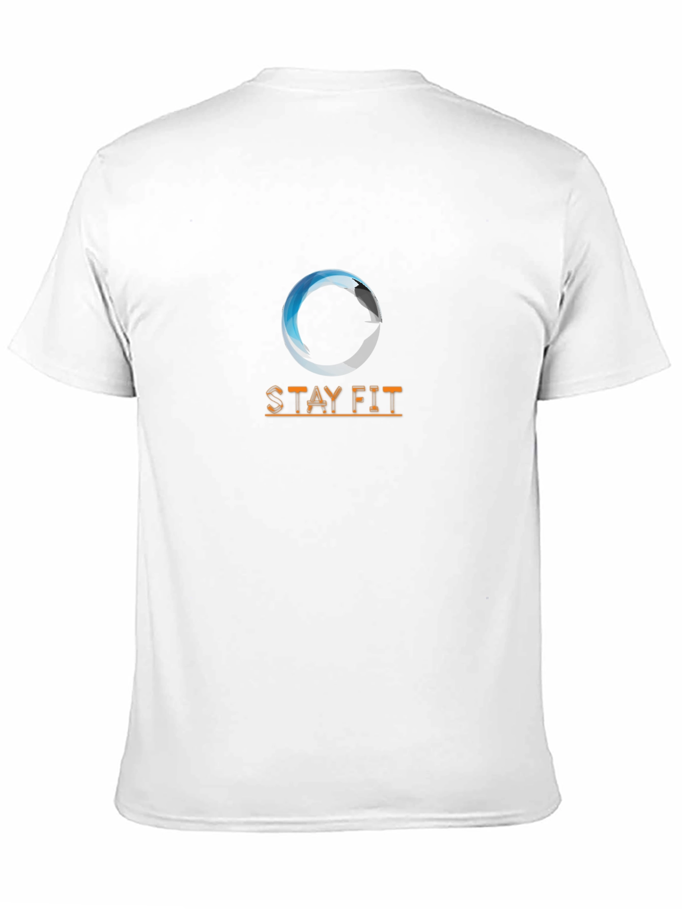 Stay Fit Graphic T-Shirt - Black