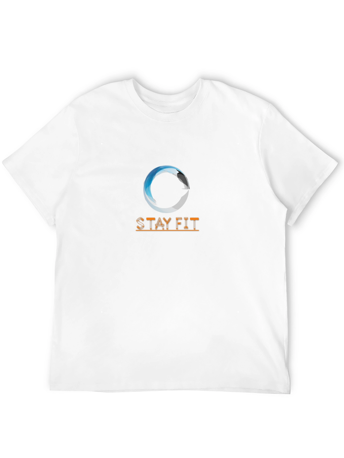 Stay Fit Graphic T-Shirt - Black