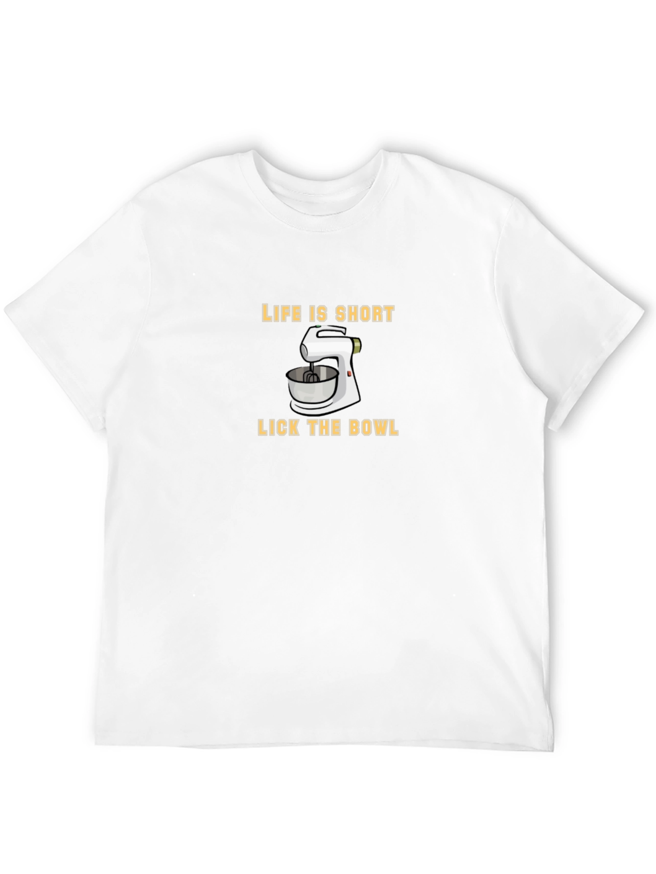 Life is Short Lick the Bowl Graphic Tee