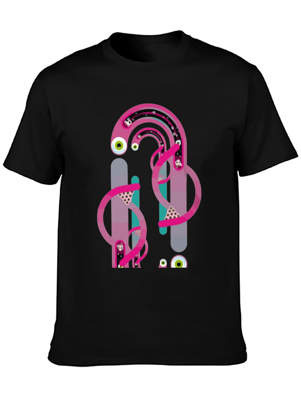 Eye-Catching Graphic Print Tee