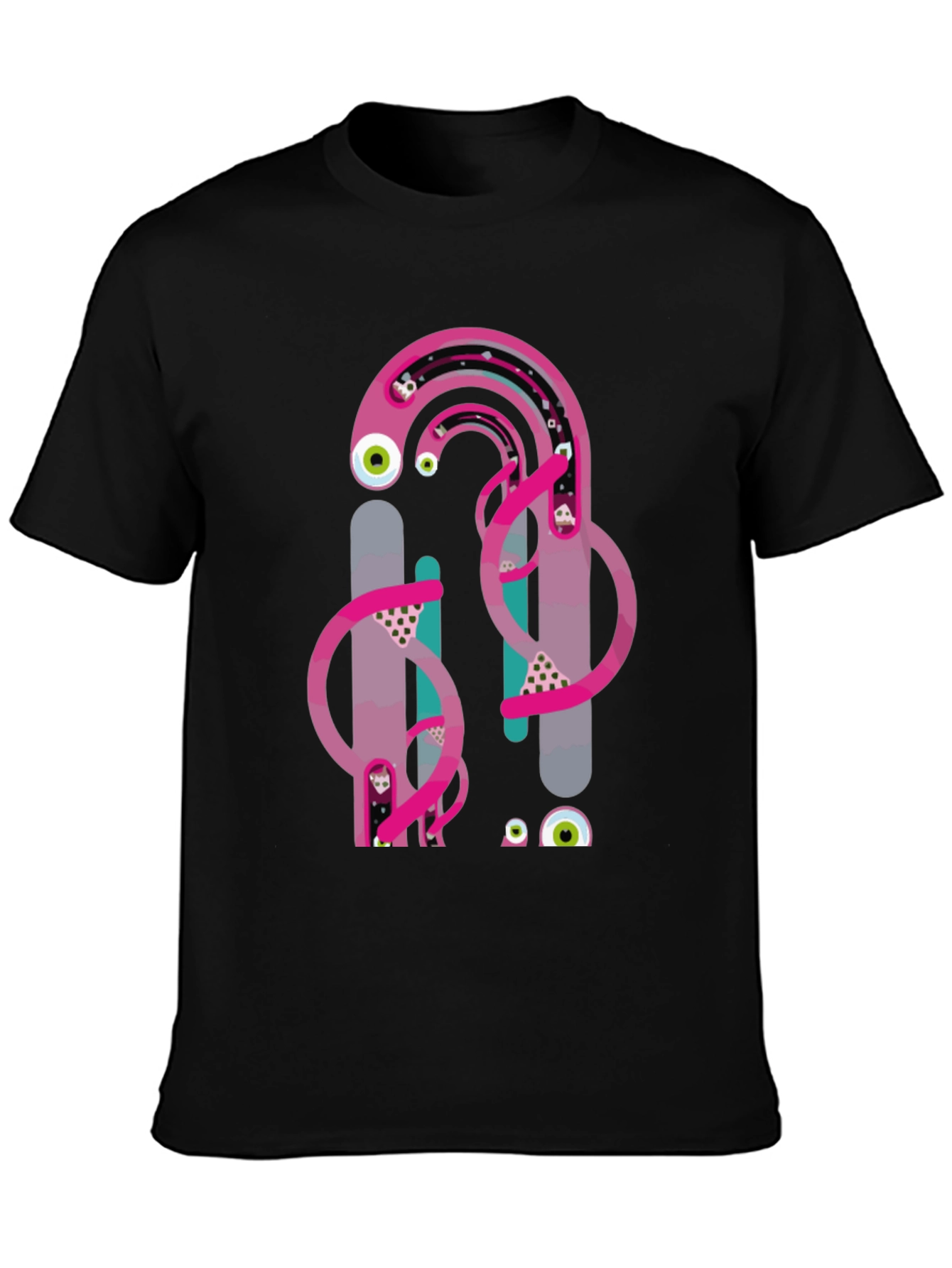 Eye-Catching Graphic Print Tee