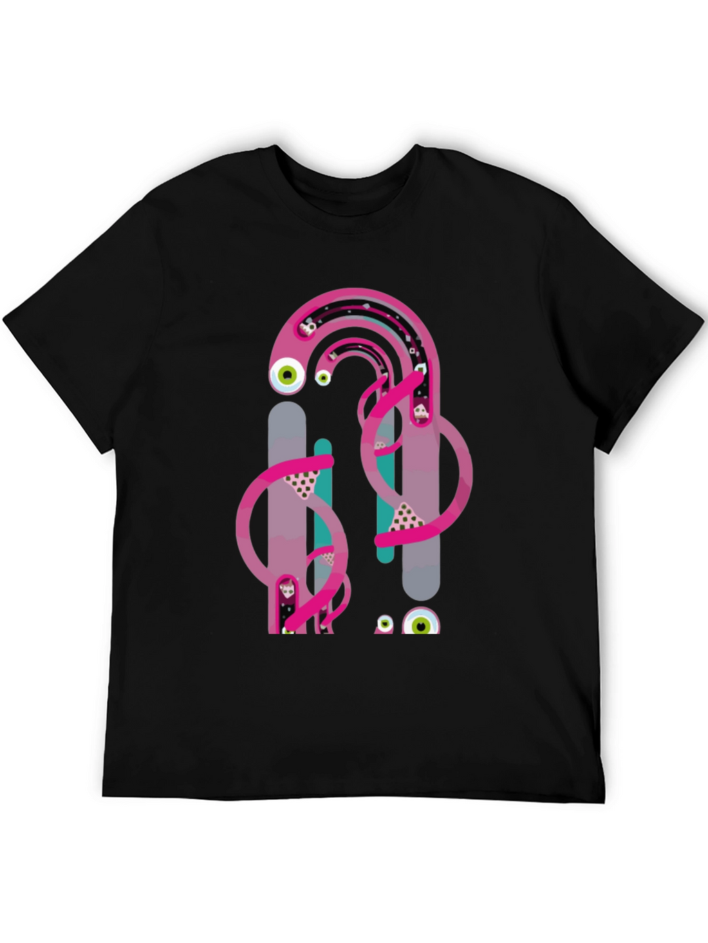 Eye-Catching Graphic Print Tee