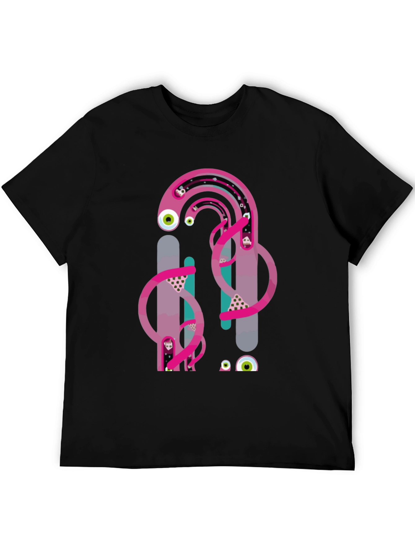 Eye-Catching Graphic Print Tee
