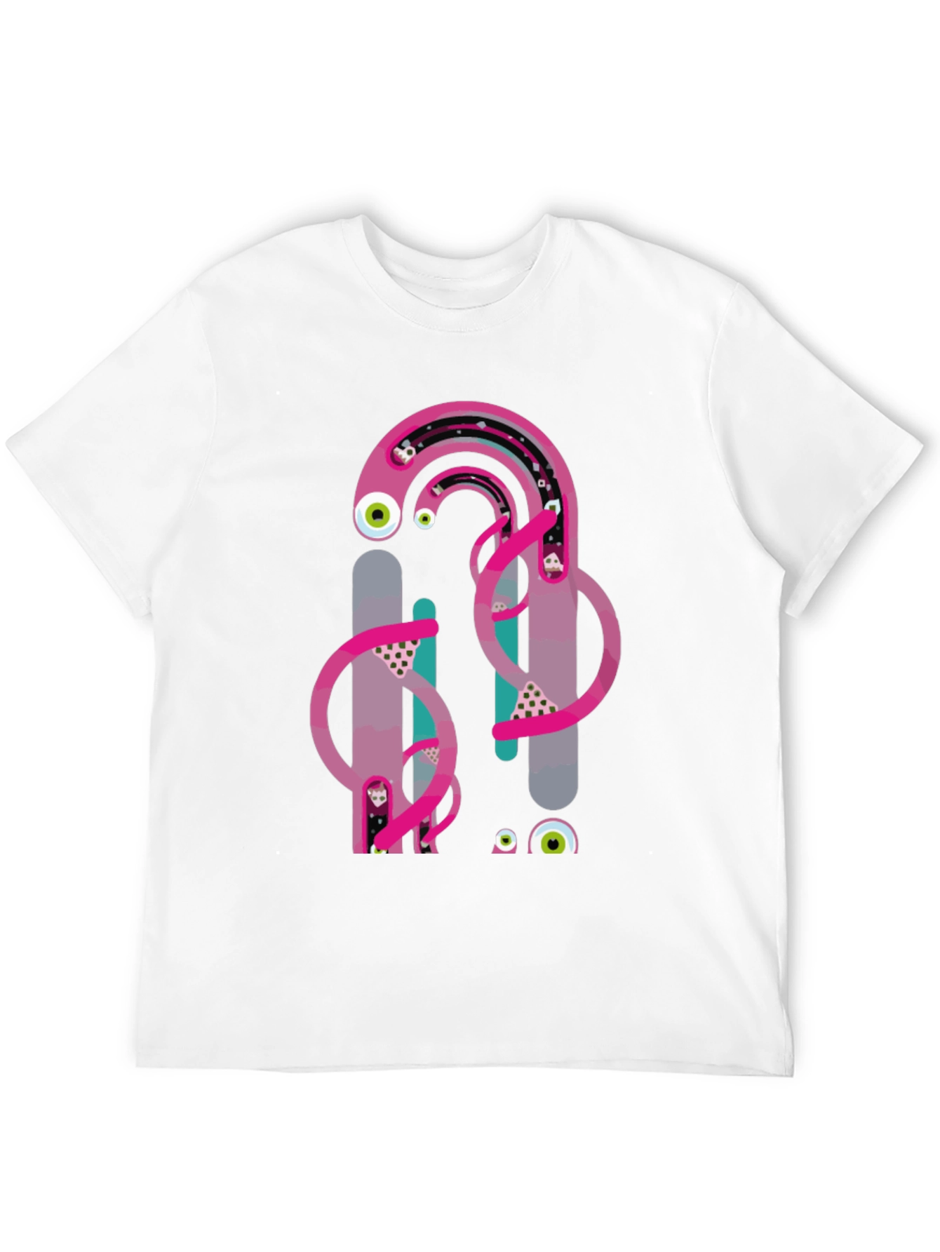 Eye-Catching Graphic Print Tee