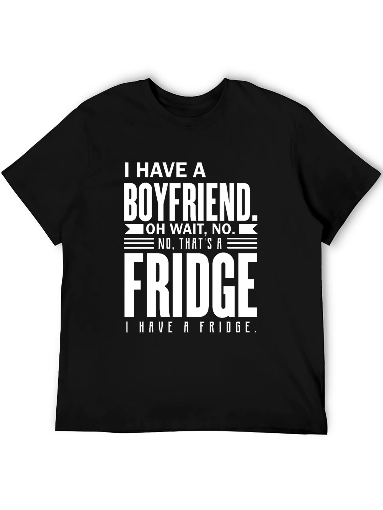 Funny Boyfriend Fridge Graphic T-Shirt