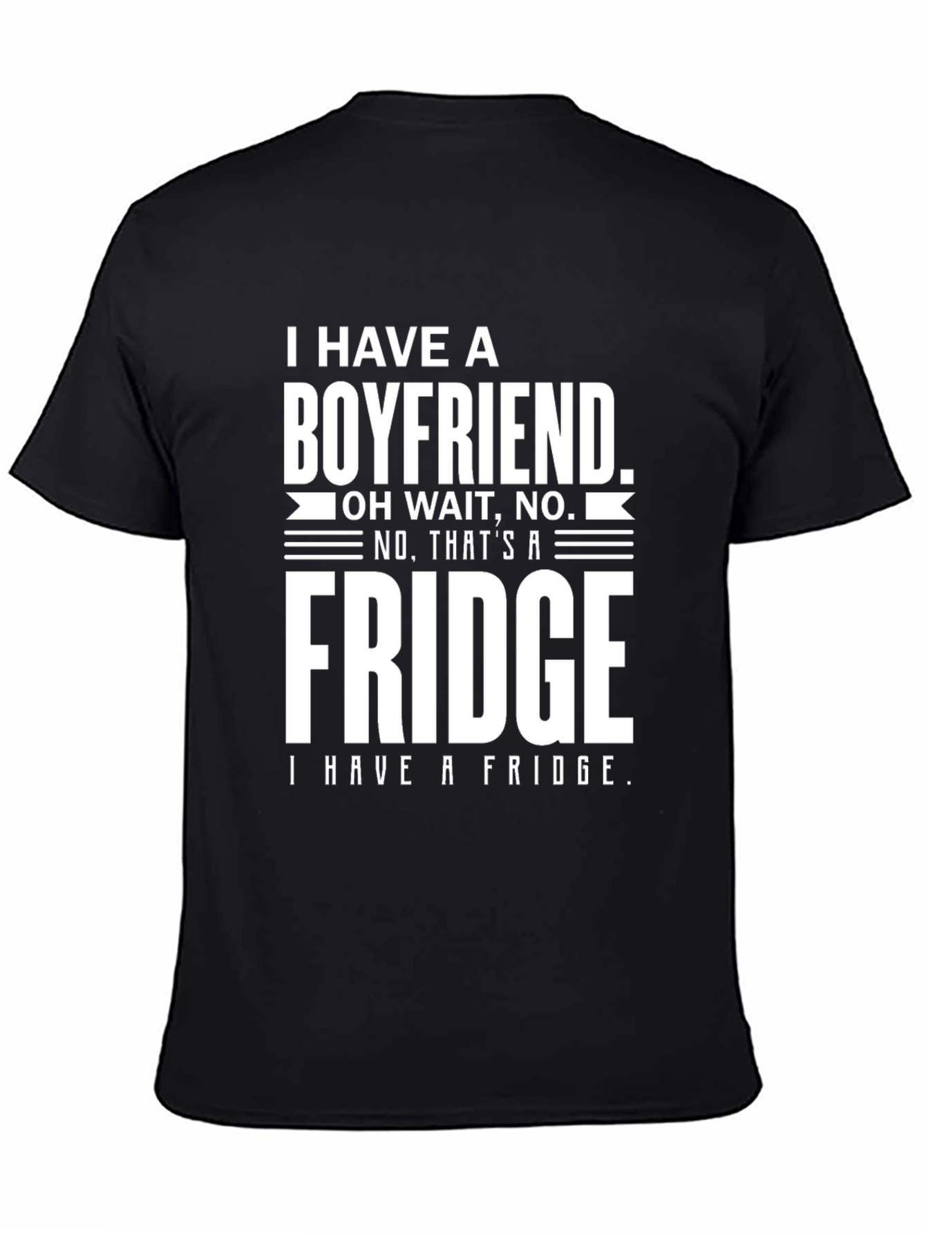 Funny Boyfriend Fridge Graphic T-Shirt