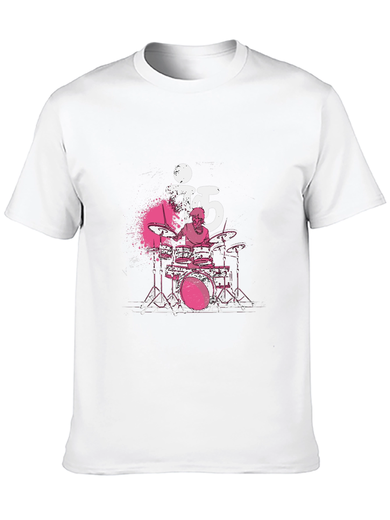 Drummer T-Shirt - Black Cotton Tee