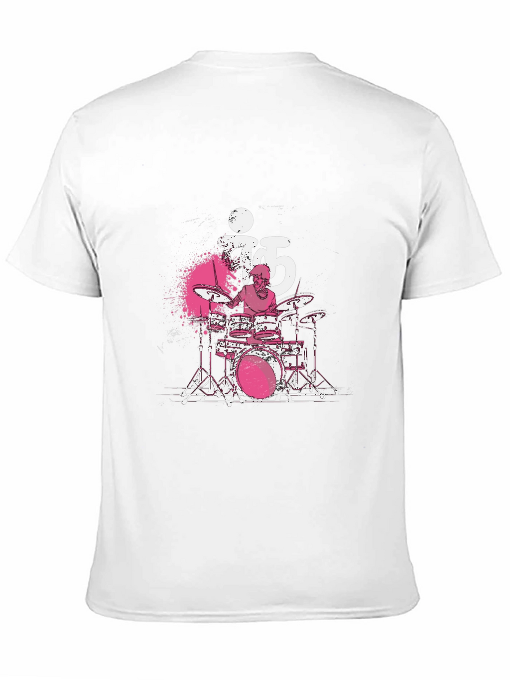 Drummer T-Shirt - Black Cotton Tee