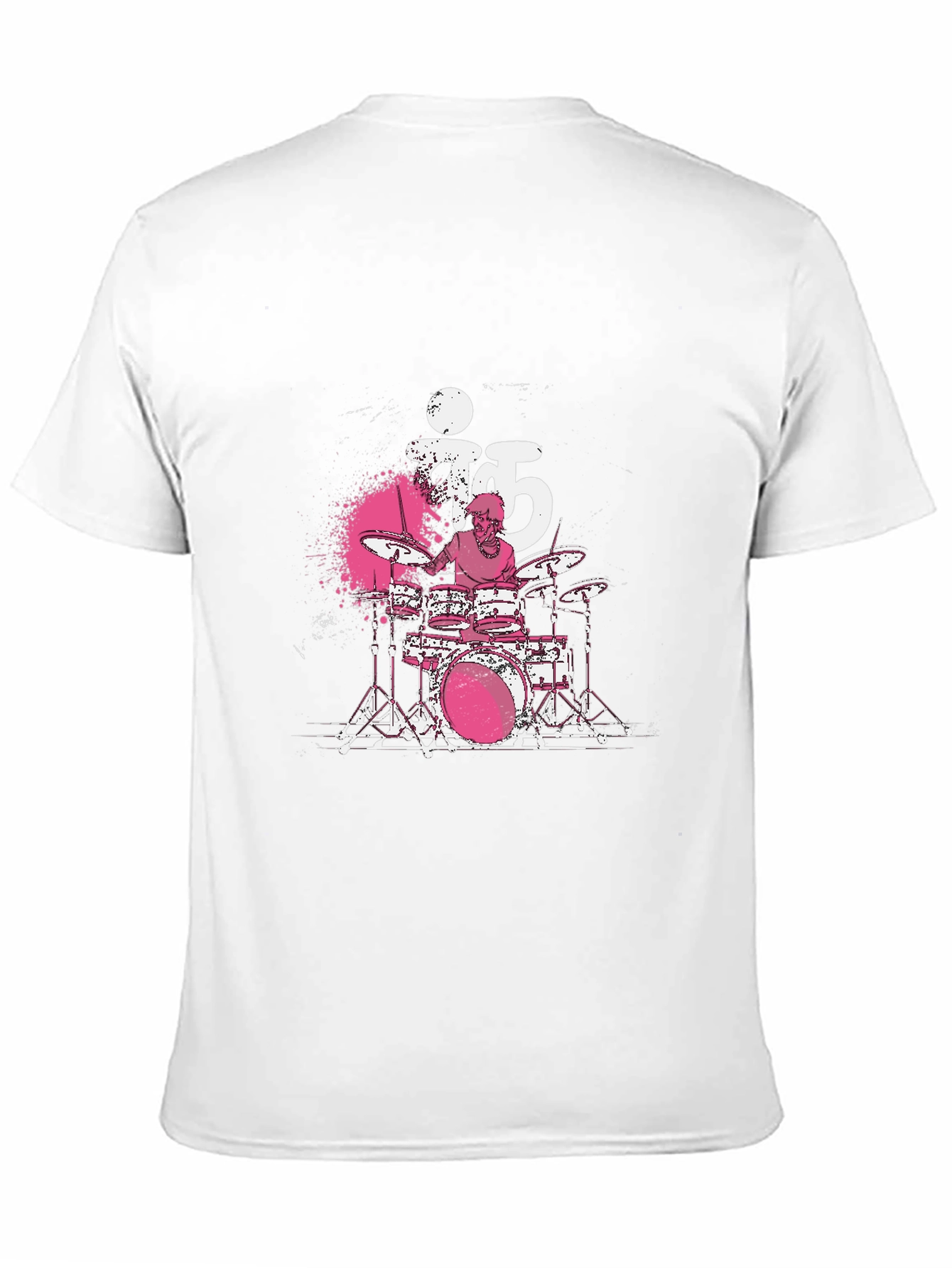 Drummer T-Shirt - Black Cotton Tee