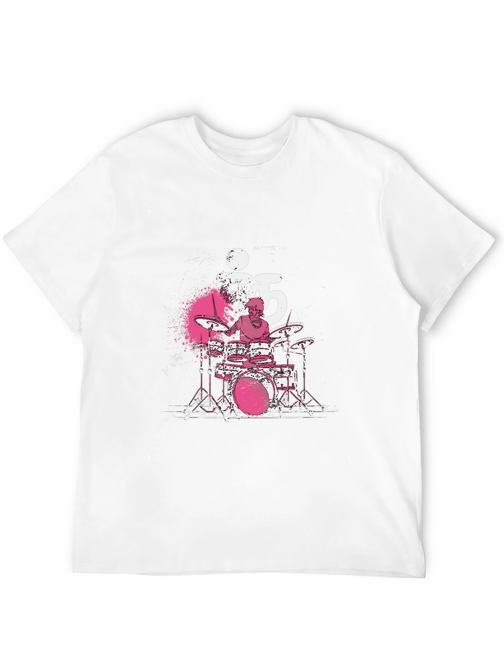 Drummer T-Shirt - Black Cotton Tee