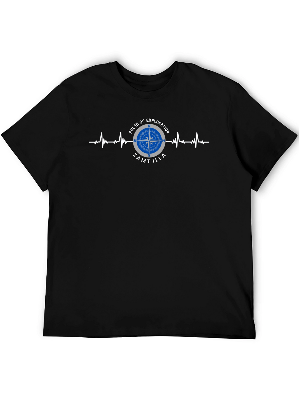 Pulse of Exploration ZAMTILLA Black T-Shirt