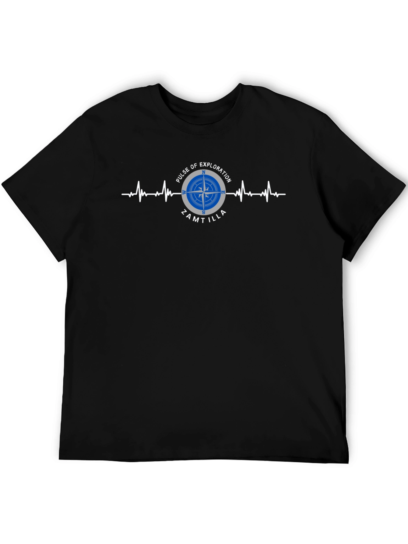 Pulse of Exploration ZAMTILLA Black T-Shirt