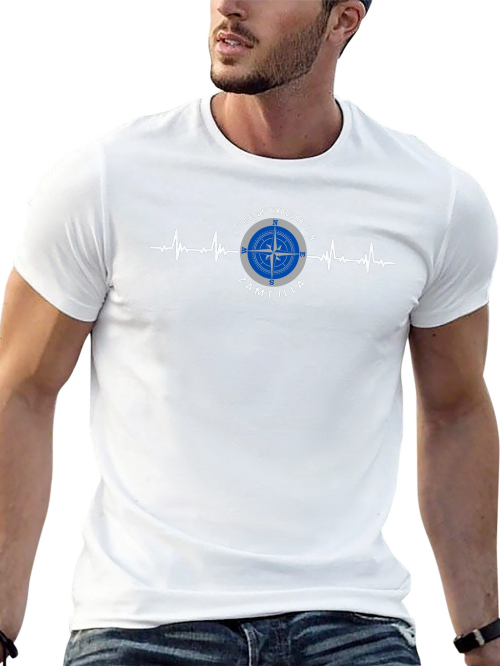 Pulse of Exploration ZAMTILLA Black T-Shirt