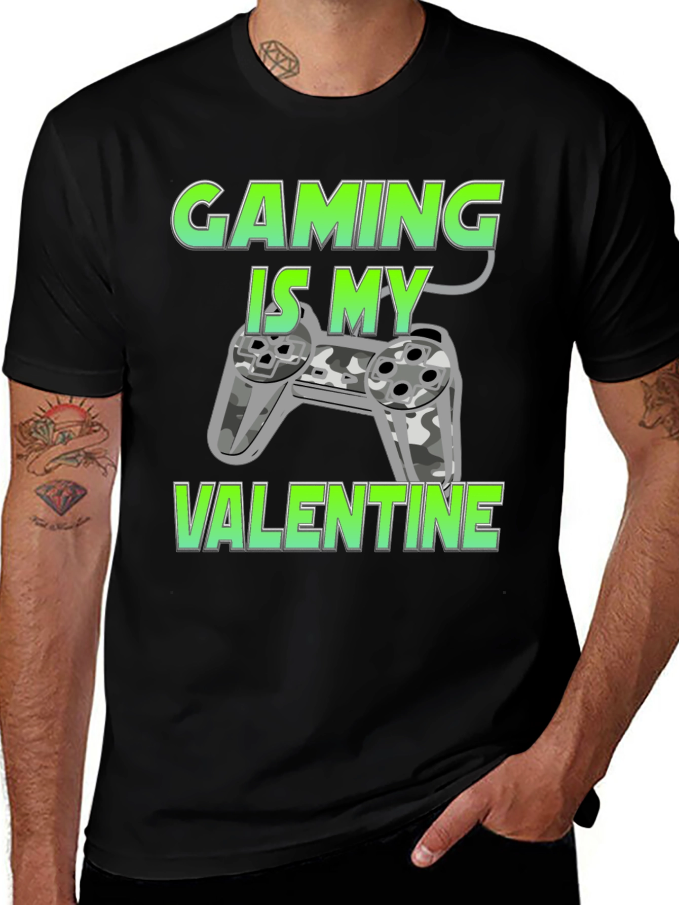 Gaming is My Valentine Graphic T-Shirt