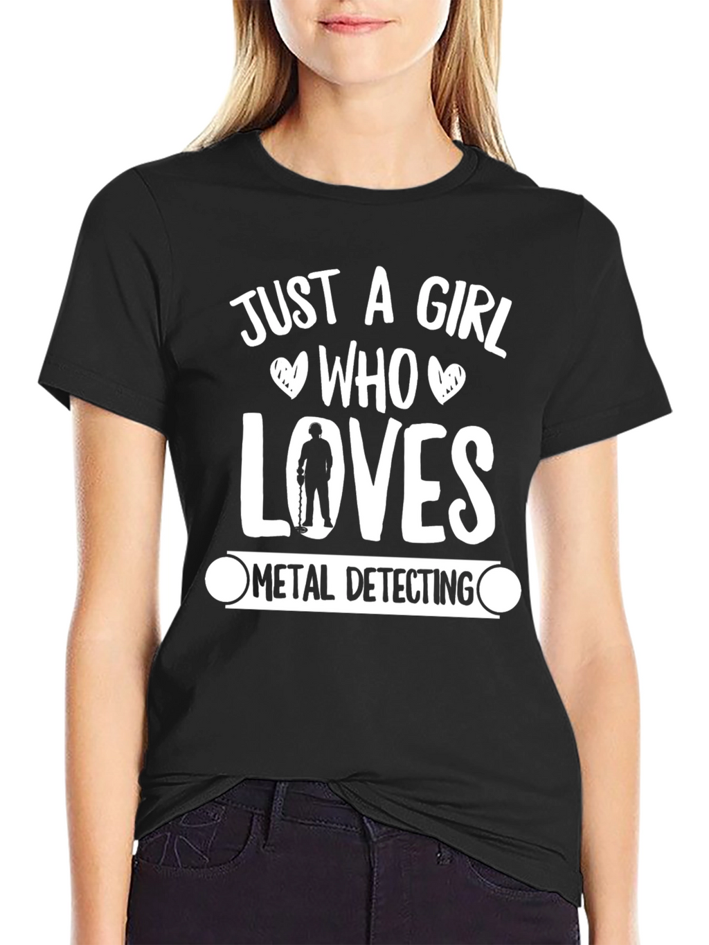 Metal Detecting Girl T-Shirt