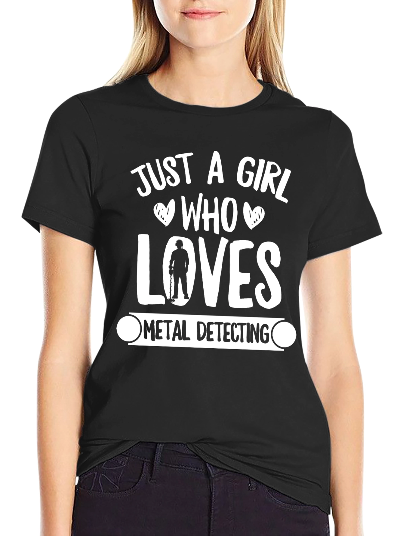 Metal Detecting Girl T-Shirt