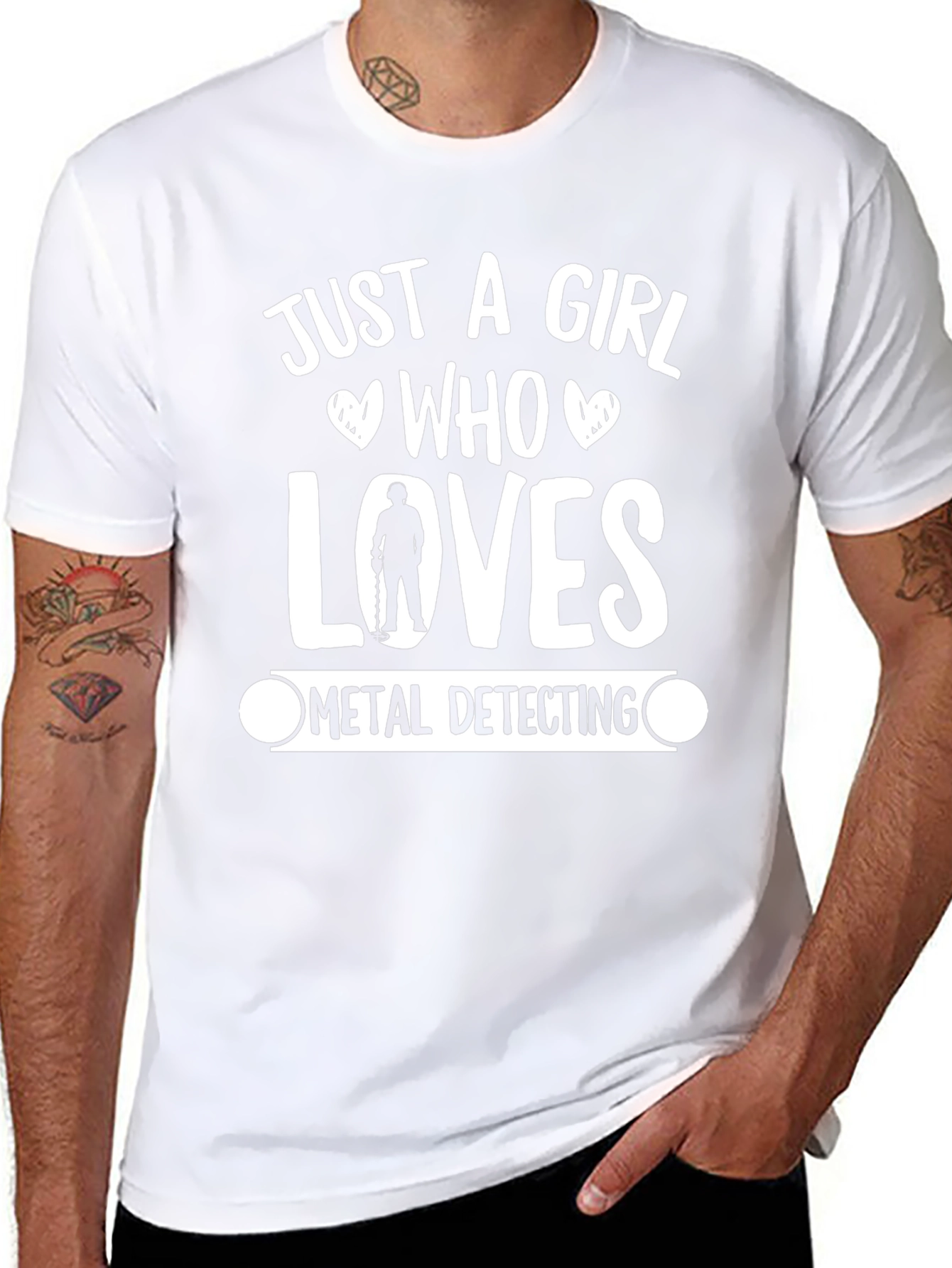 Metal Detecting Girl T-Shirt