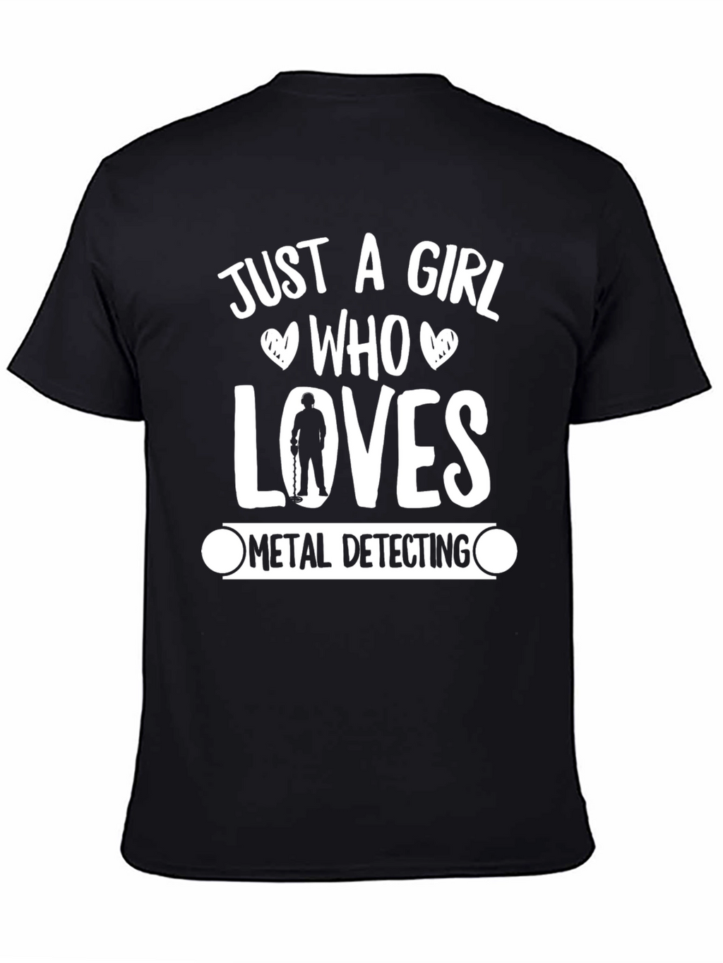 Metal Detecting Girl T-Shirt