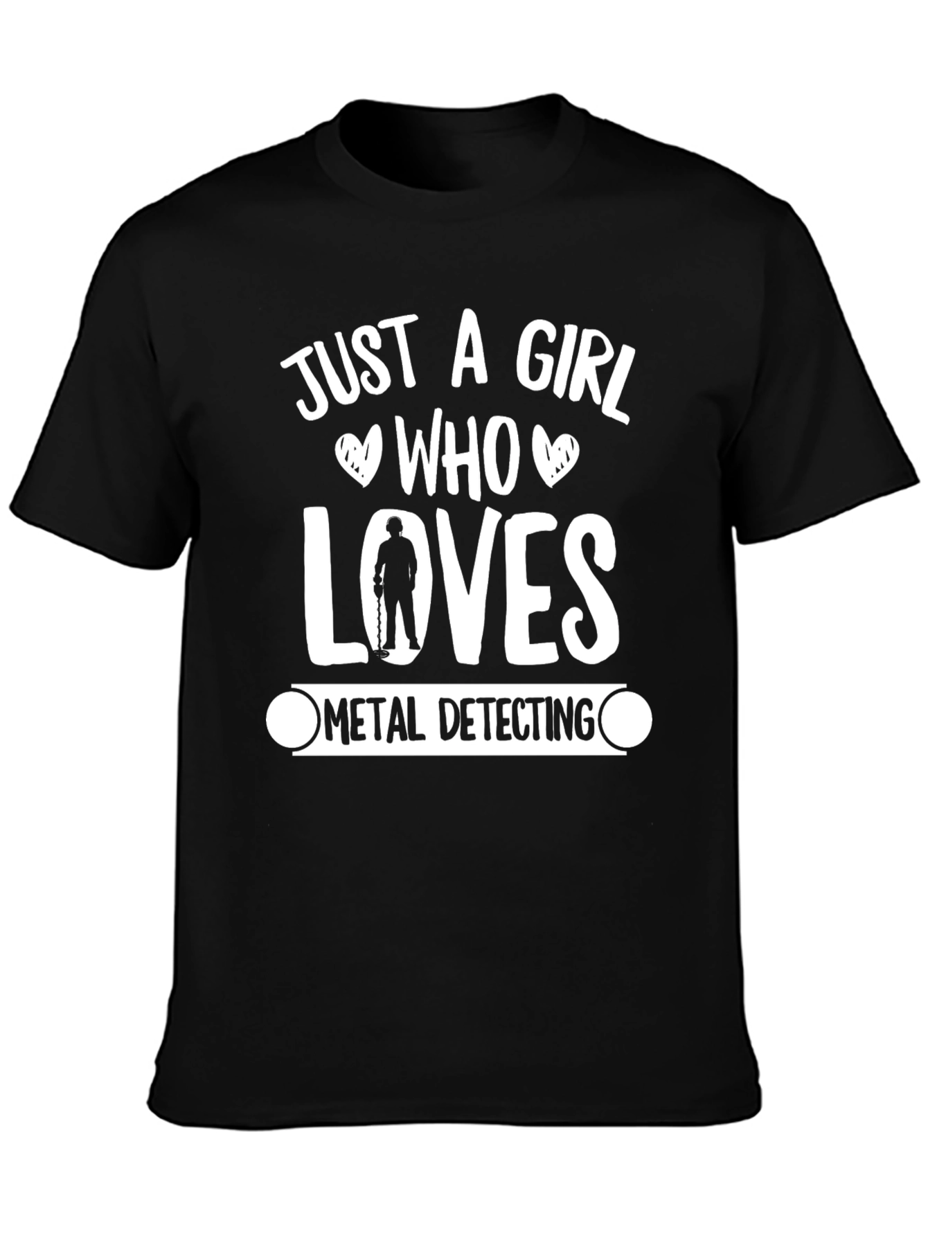 Metal Detecting Girl T-Shirt