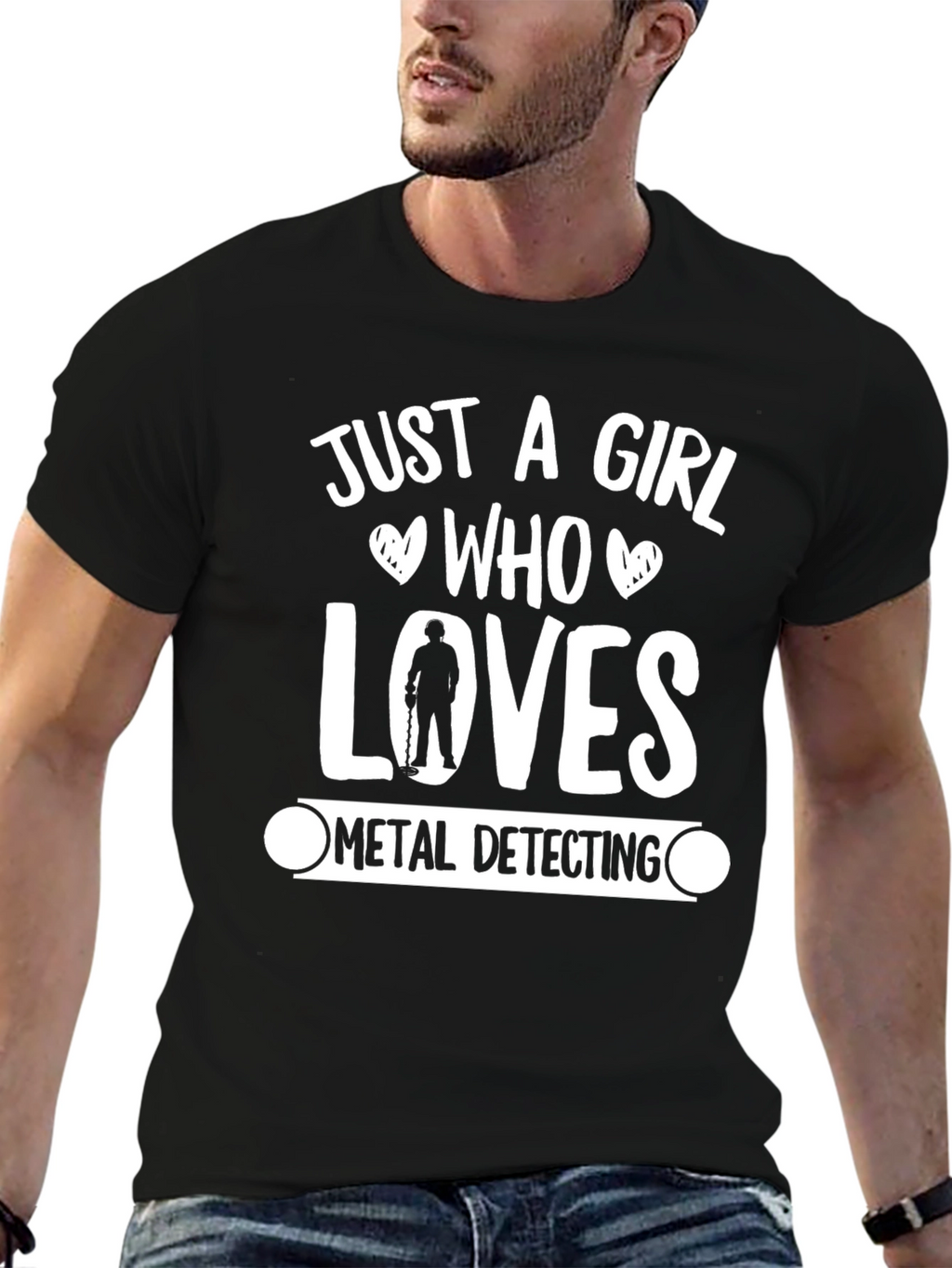 Metal Detecting Girl T-Shirt