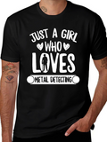 Metal Detecting Girl T-Shirt