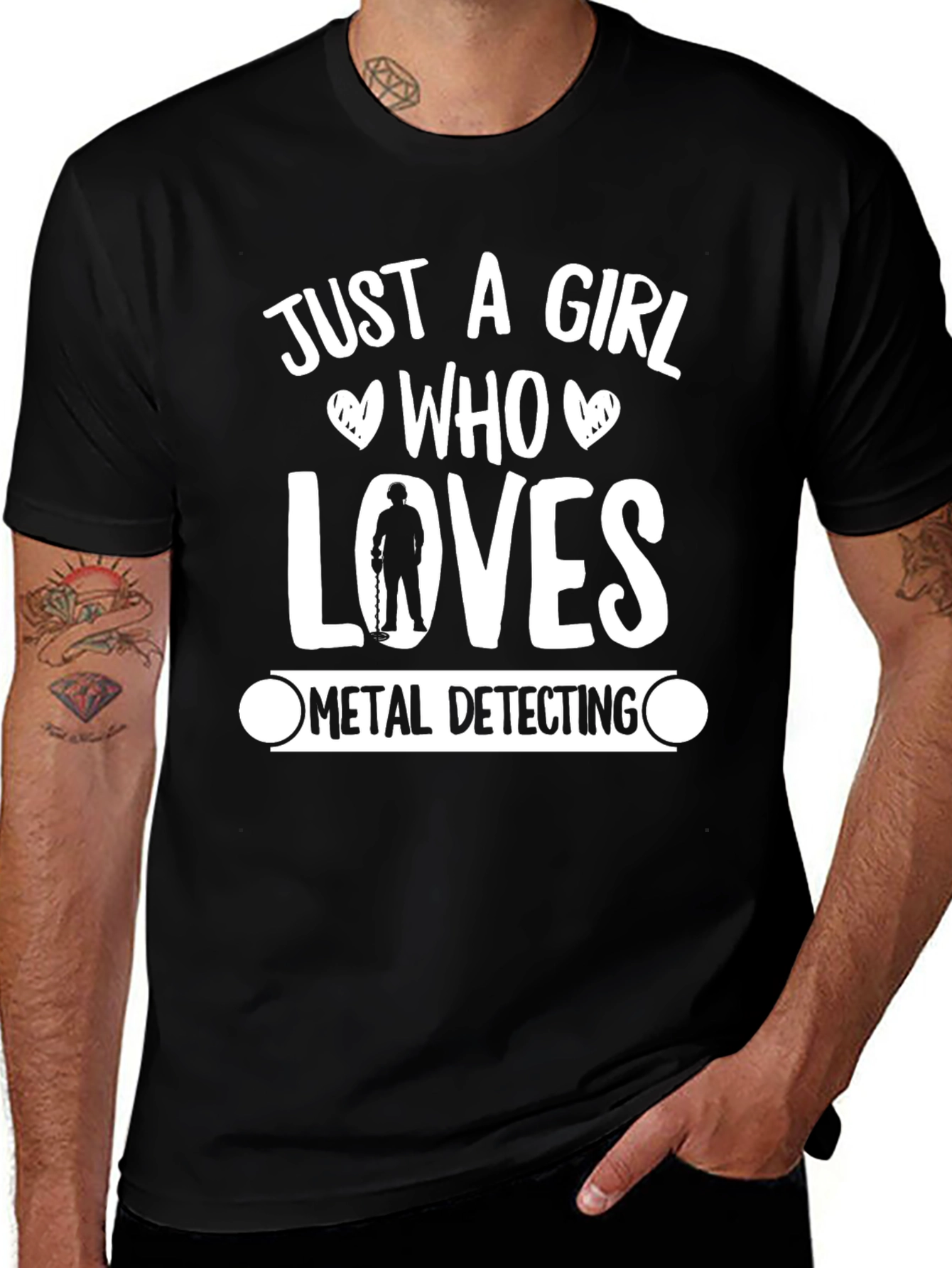 Metal Detecting Girl T-Shirt
