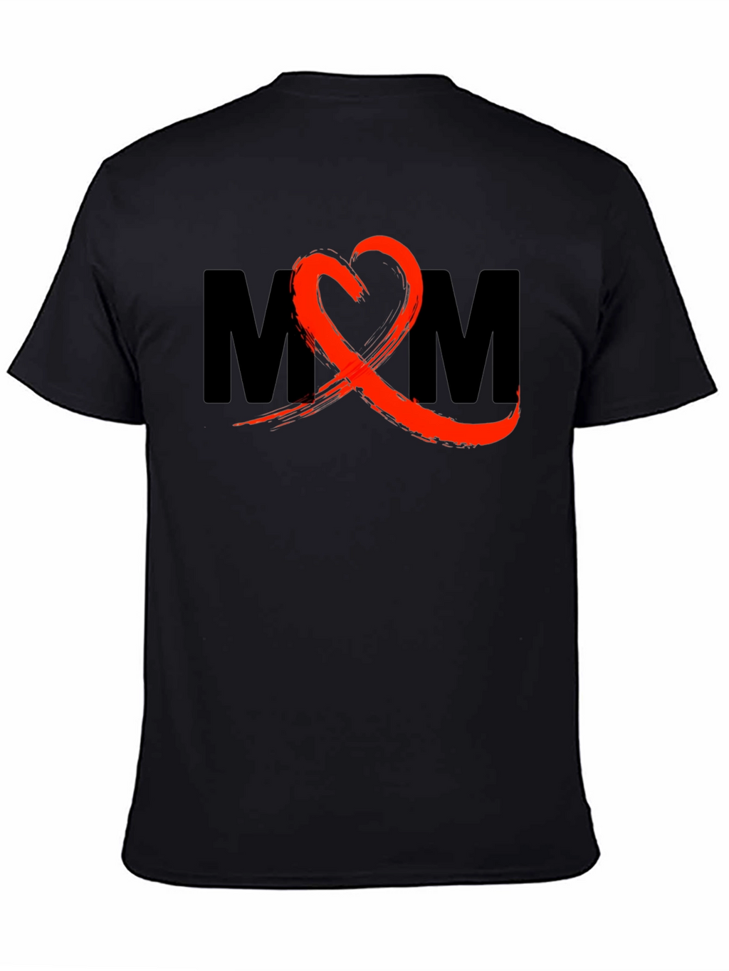Stylish MOM Graphic T-Shirt - Black