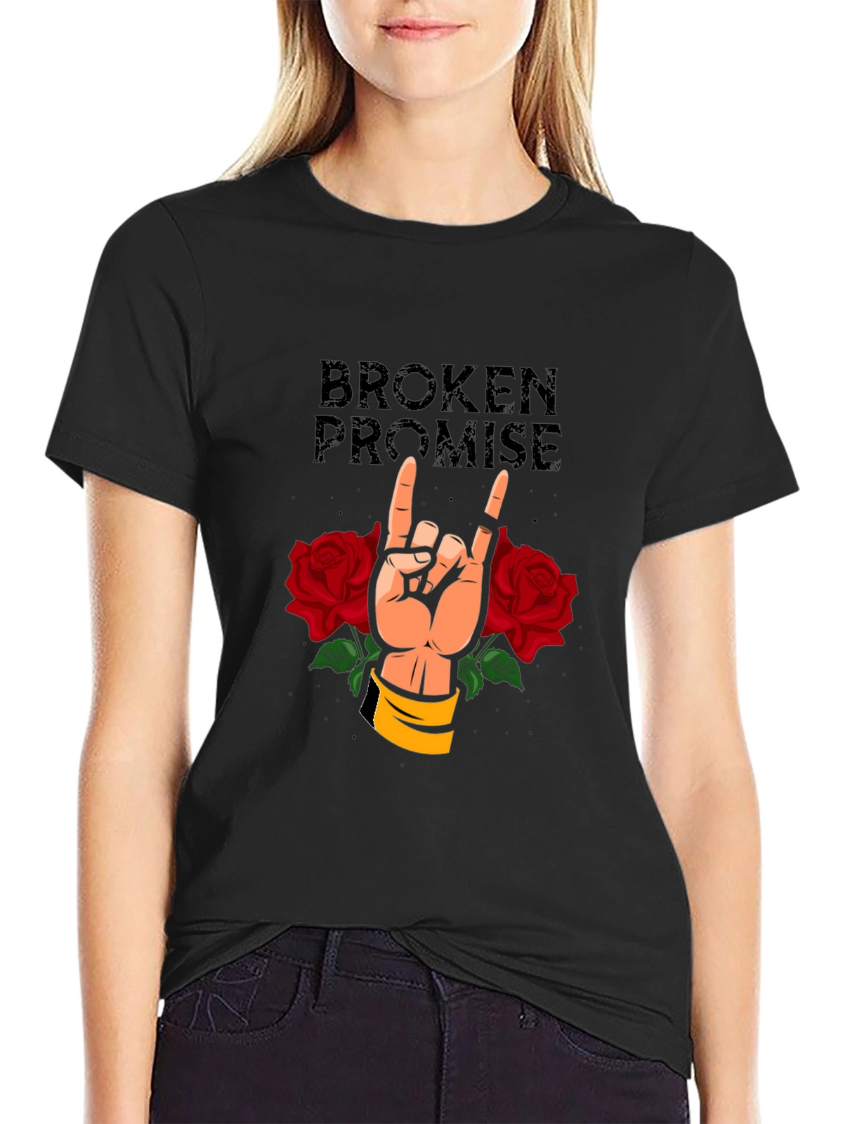 Broken Promise Rock Hand T-Shirt