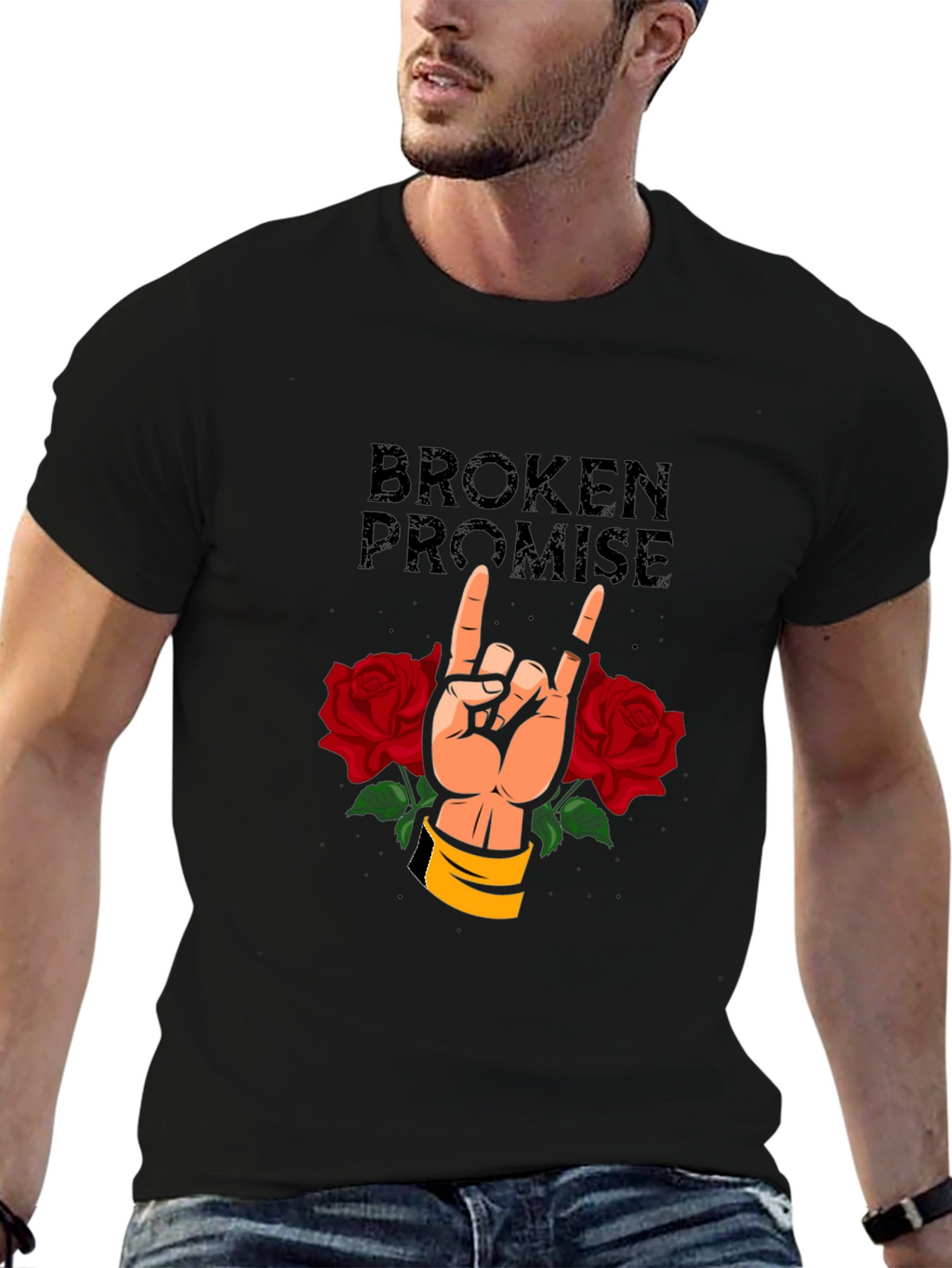 Broken Promise Rock Hand T-Shirt