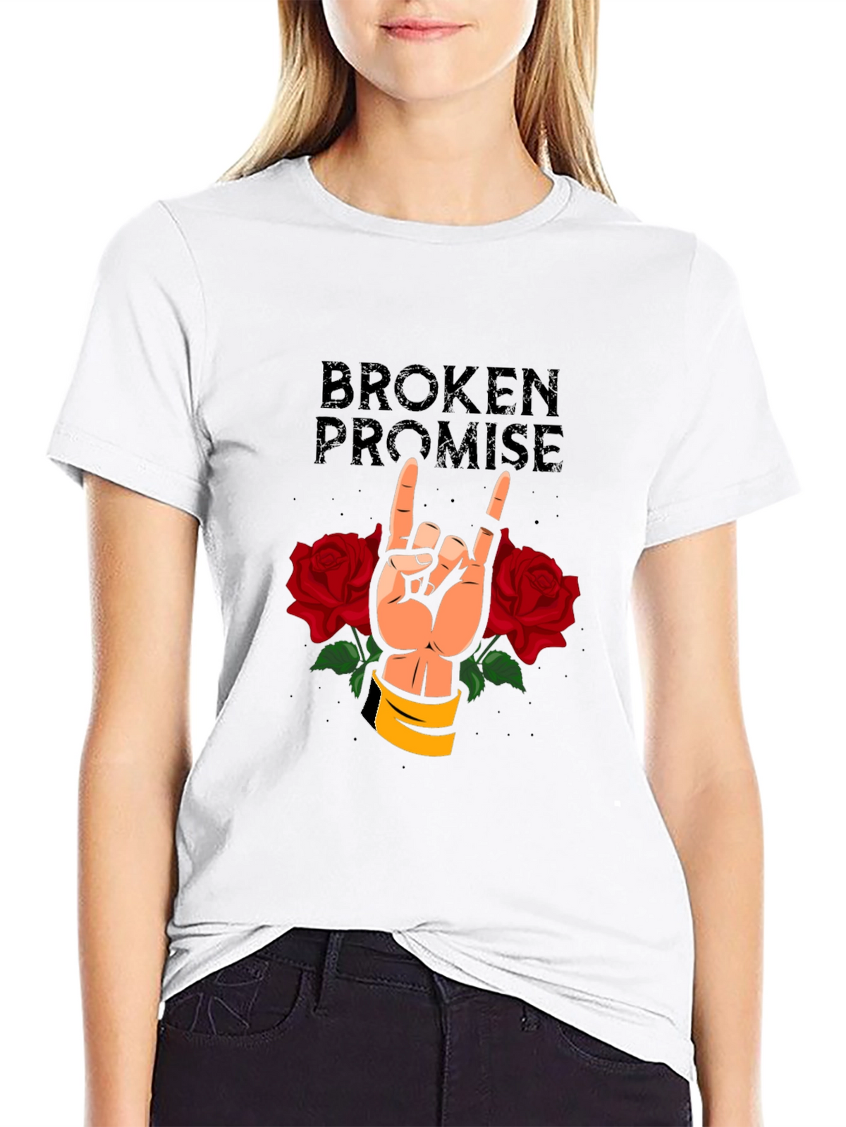 Broken Promise Rock Hand T-Shirt