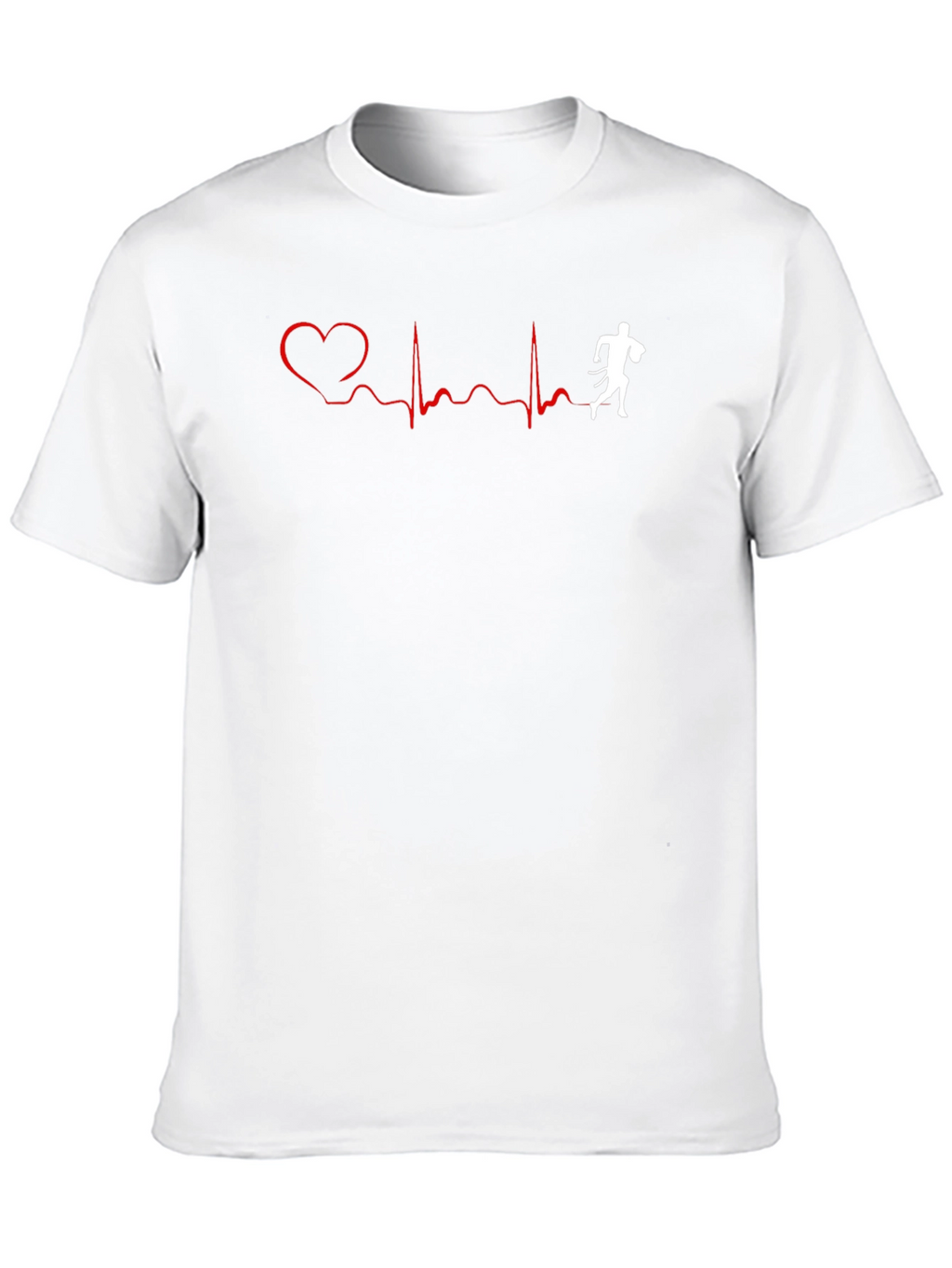 Running Heartbeat Tee - Run With Passion!