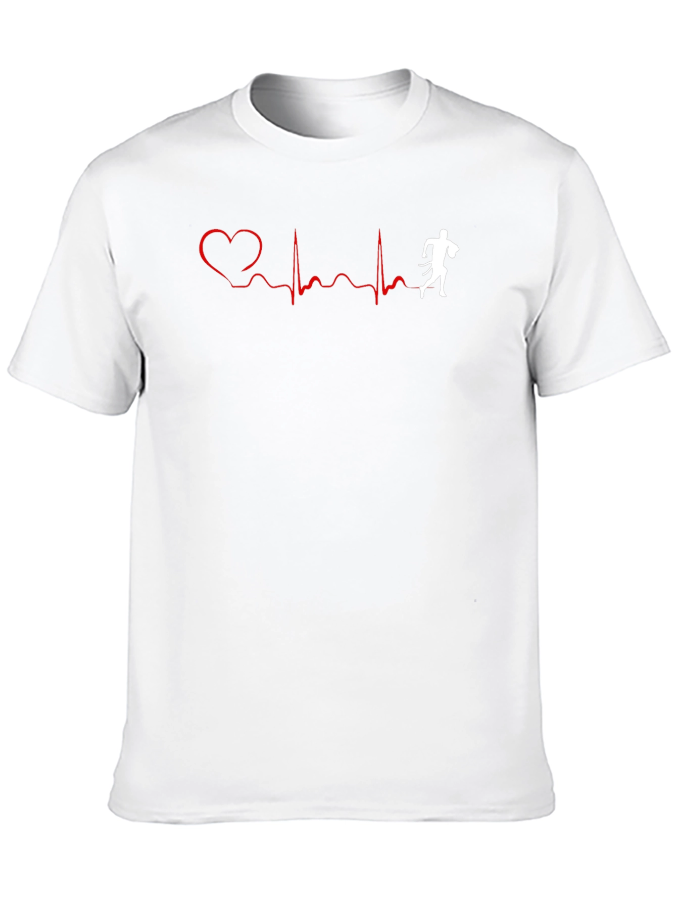 Running Heartbeat Tee - Run With Passion!