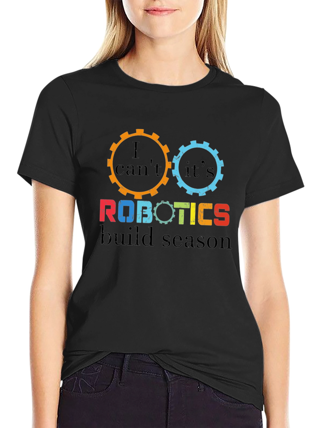 Robotics Build Season T-Shirt - Gear Design