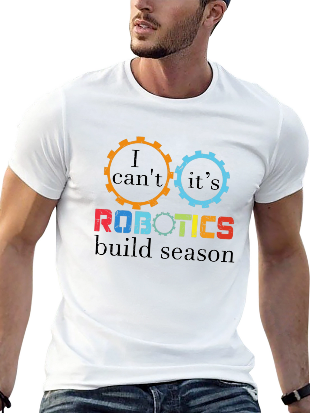 Robotics Build Season T-Shirt - Gear Design