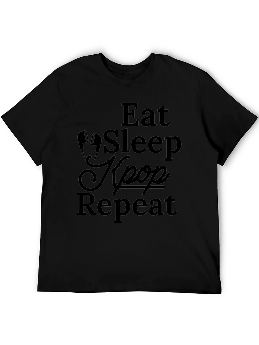 Eat Sleep Kpop Repeat Graphic Tee