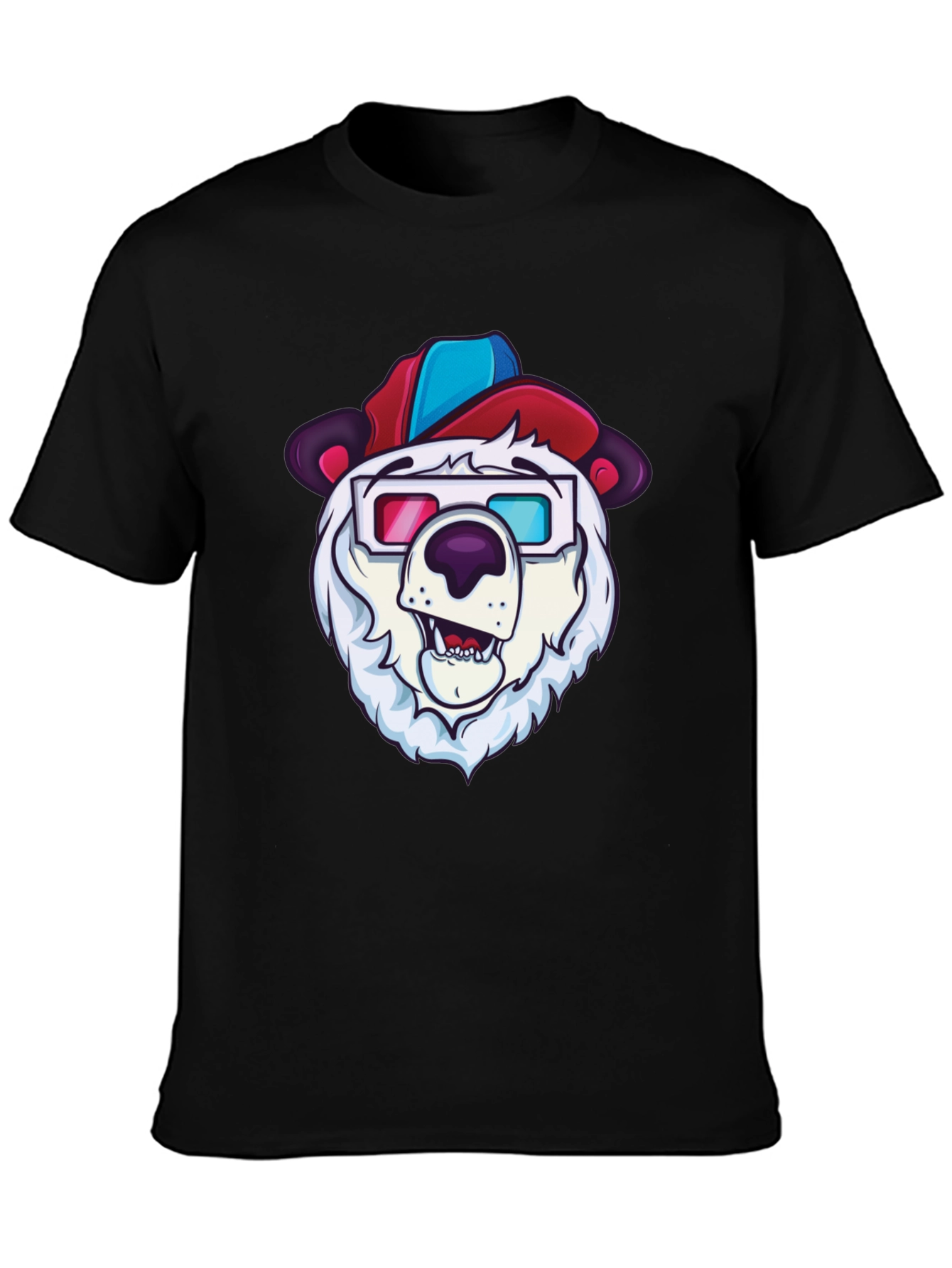 Cool Bear Tee - Cartoon Character Graphic