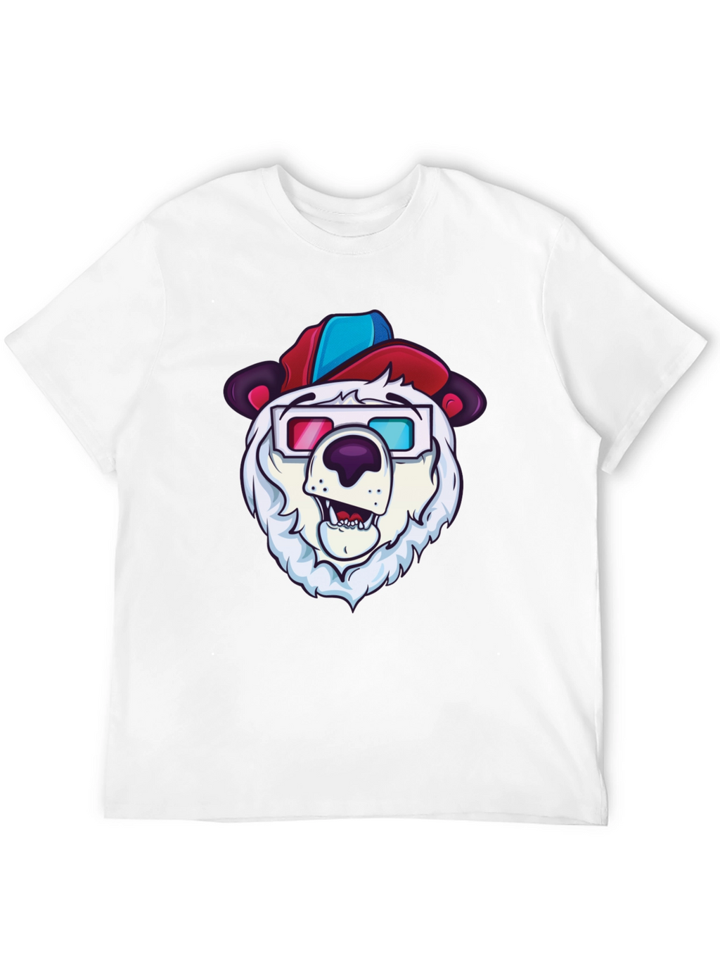 Cool Bear Tee - Cartoon Character Graphic