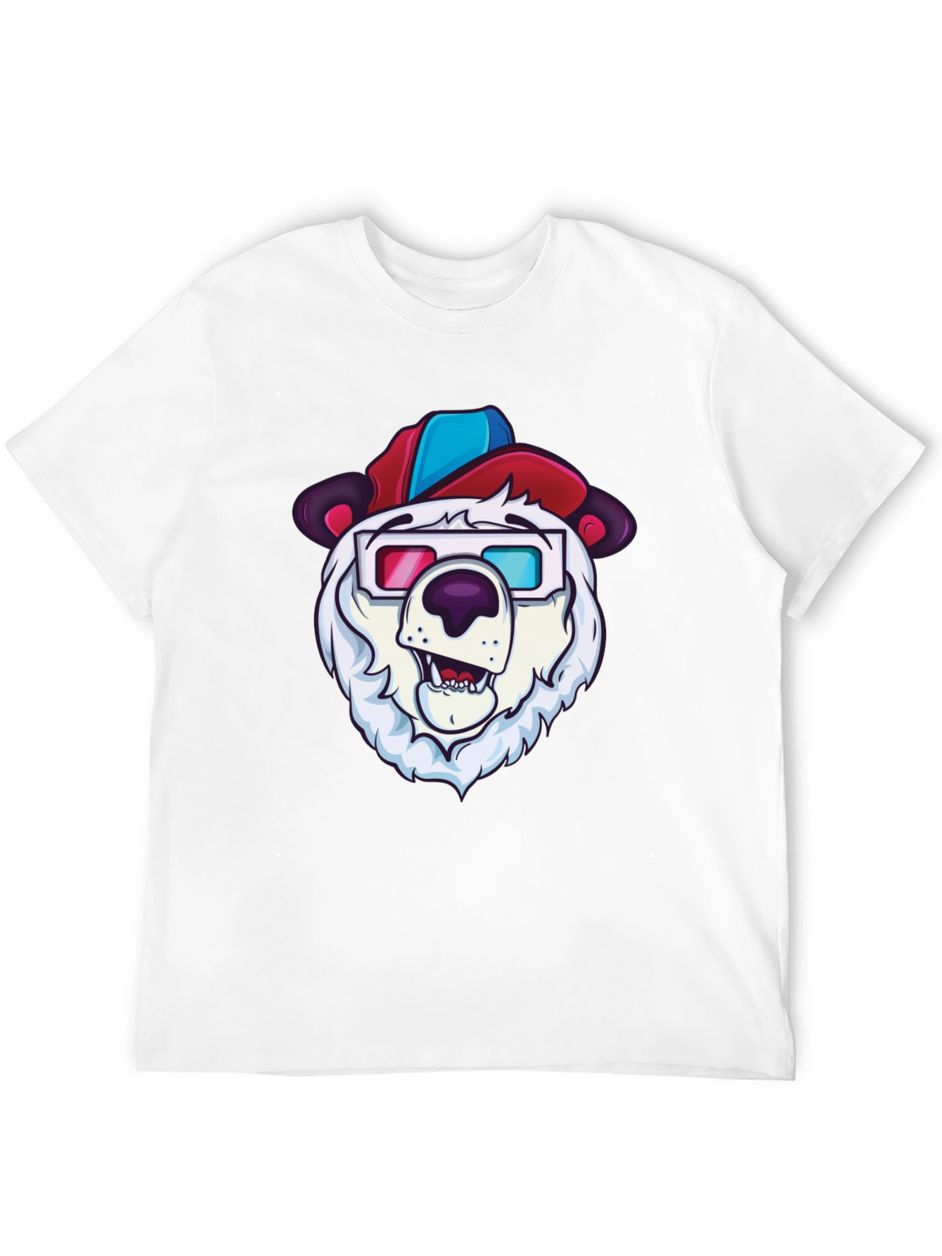 Cool Bear Tee - Cartoon Character Graphic