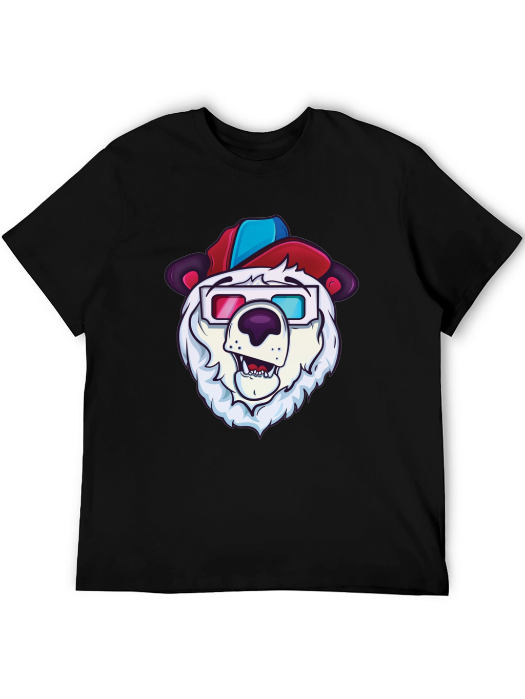 Cool Bear Tee - Cartoon Character Graphic